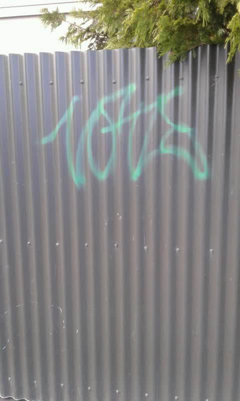 Graffiti, a report photo
