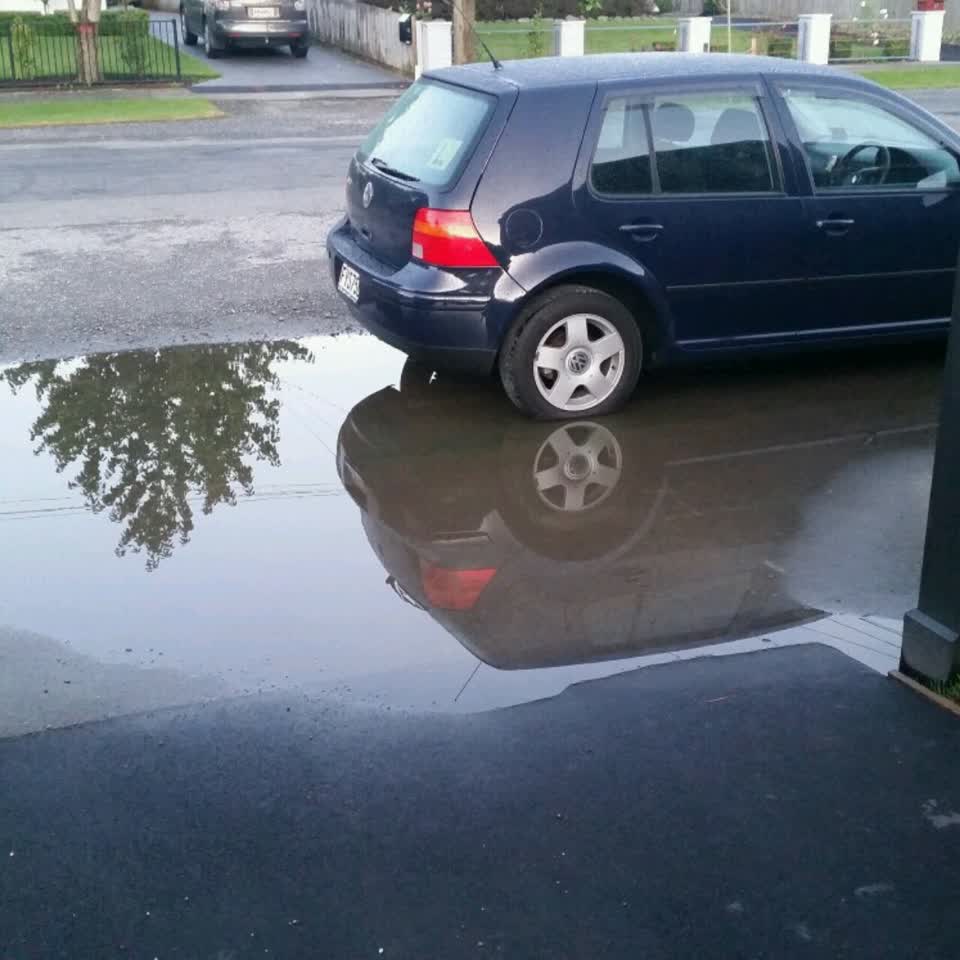 The photograph attached to this wastewater/stormwater report