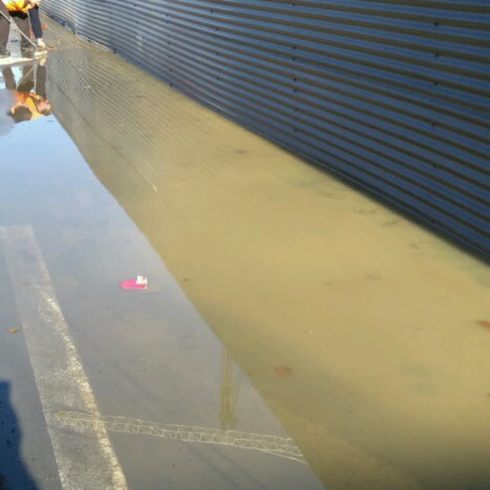The photograph attached to this wastewater/stormwater report