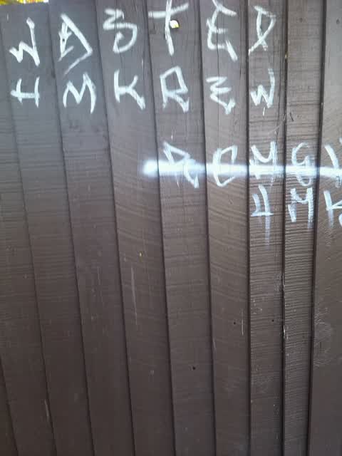 Graffiti, a report photo