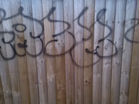 Graffiti, a report photo