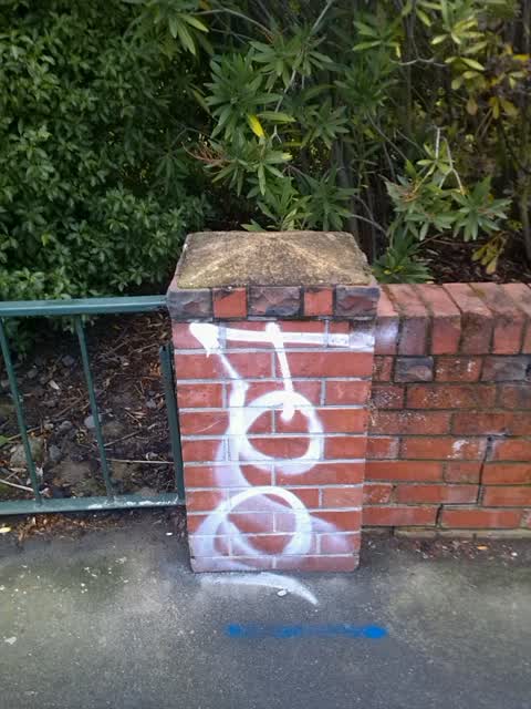 Graffiti, a report photo