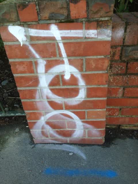 Graffiti, a report photo
