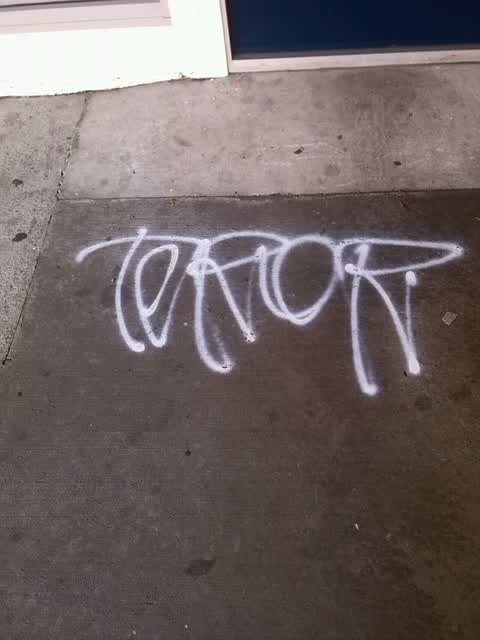 Graffiti, a report photo