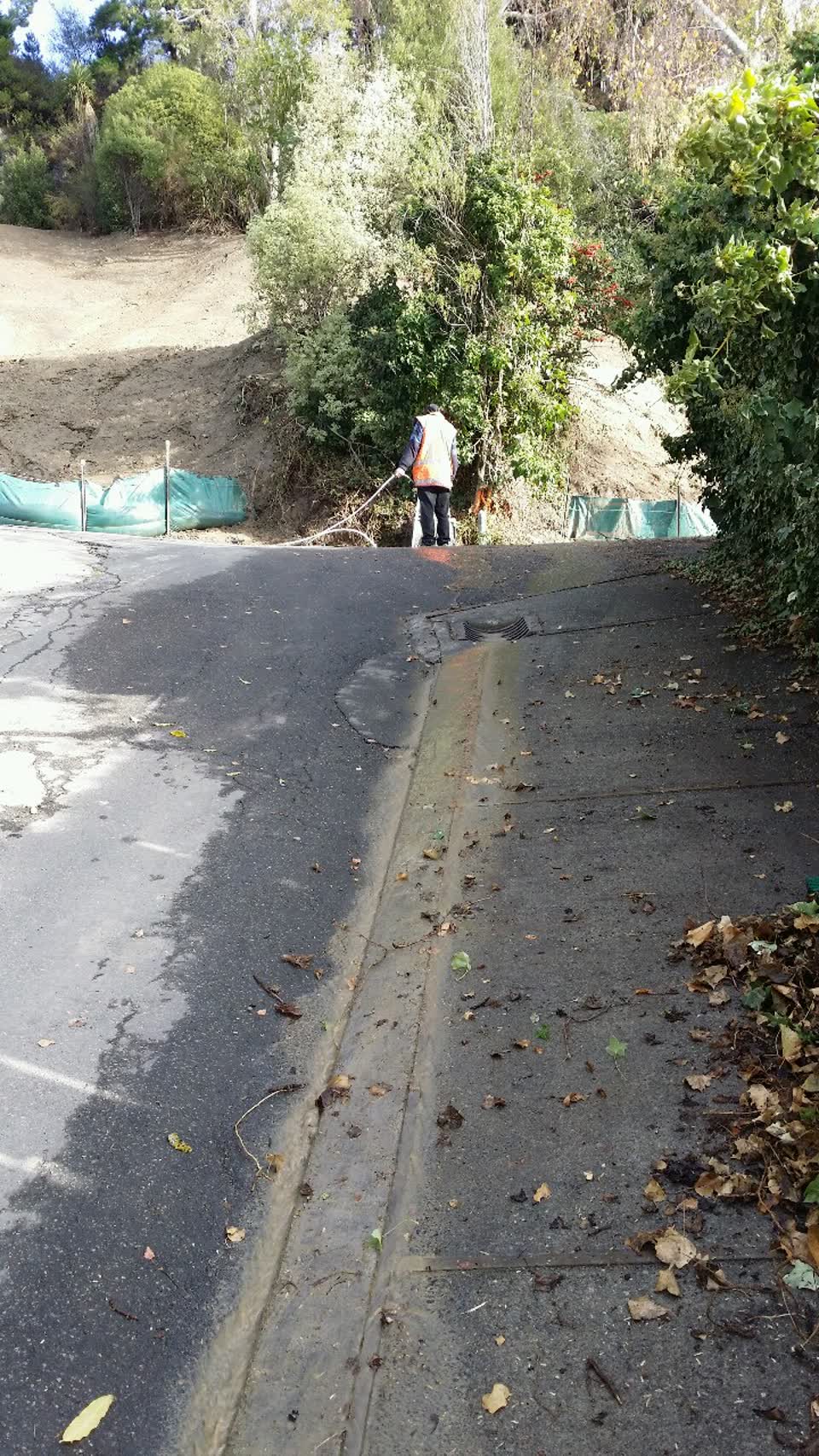 The photograph attached to this wastewater/stormwater report