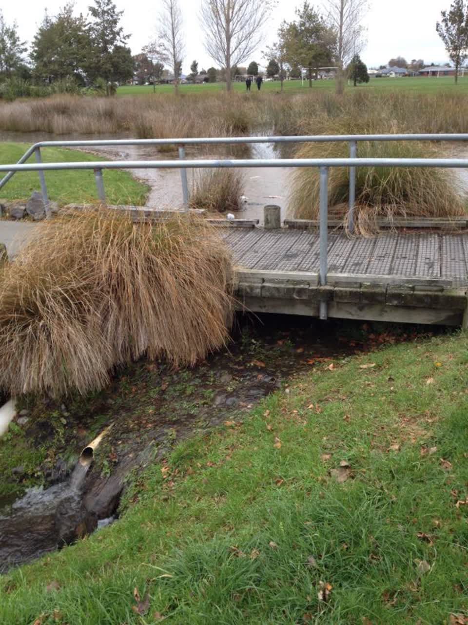 The photograph attached to this wastewater/stormwater report