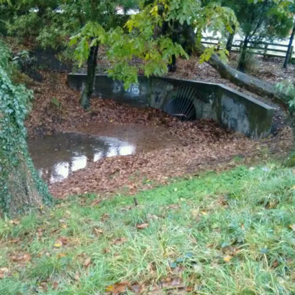 The photograph attached to this wastewater/stormwater report