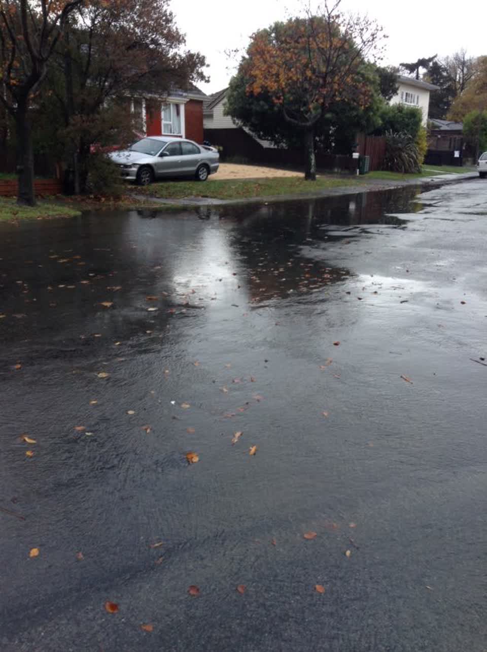The photograph attached to this wastewater/stormwater report