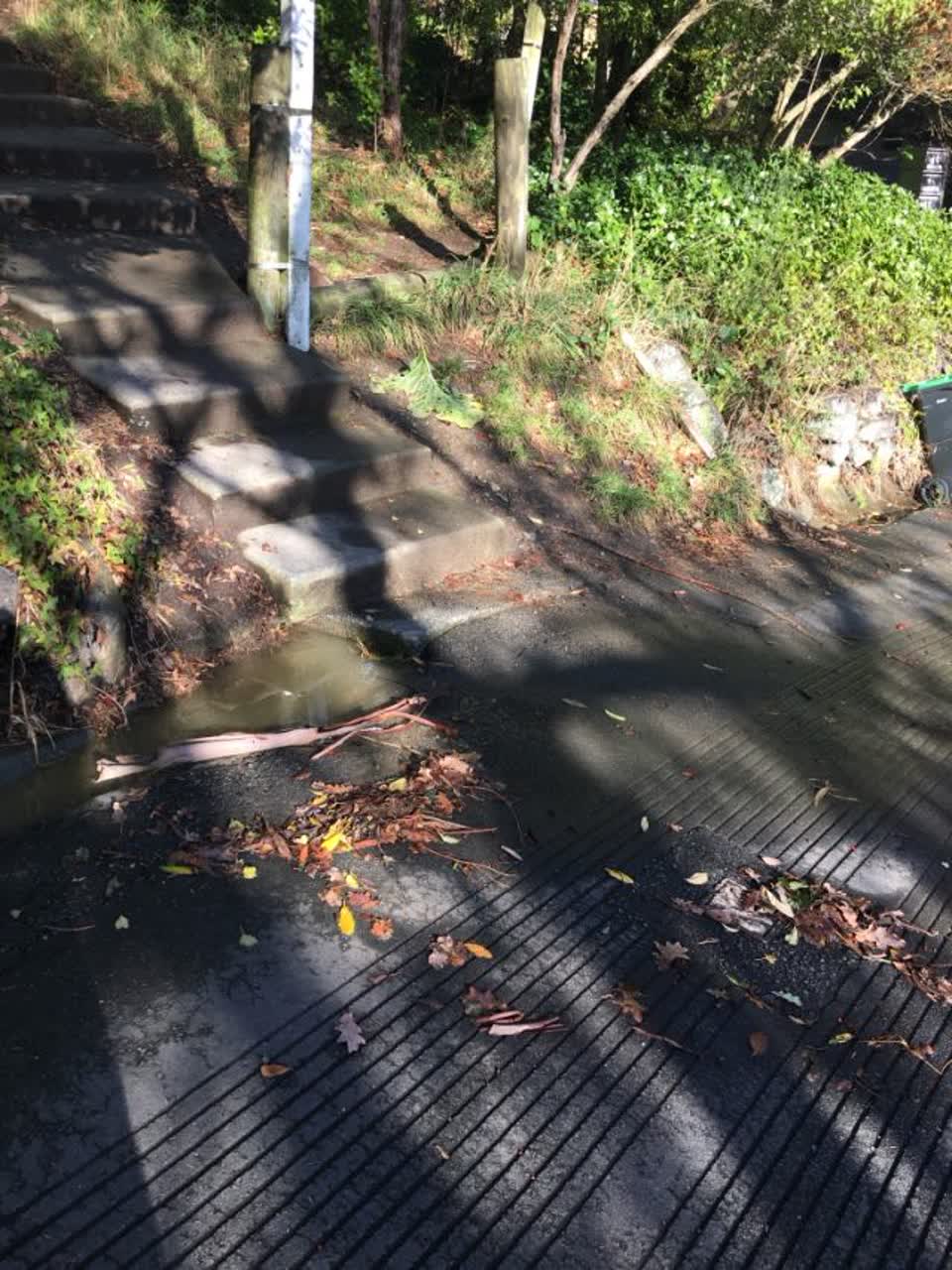 The photograph attached to this wastewater/stormwater report