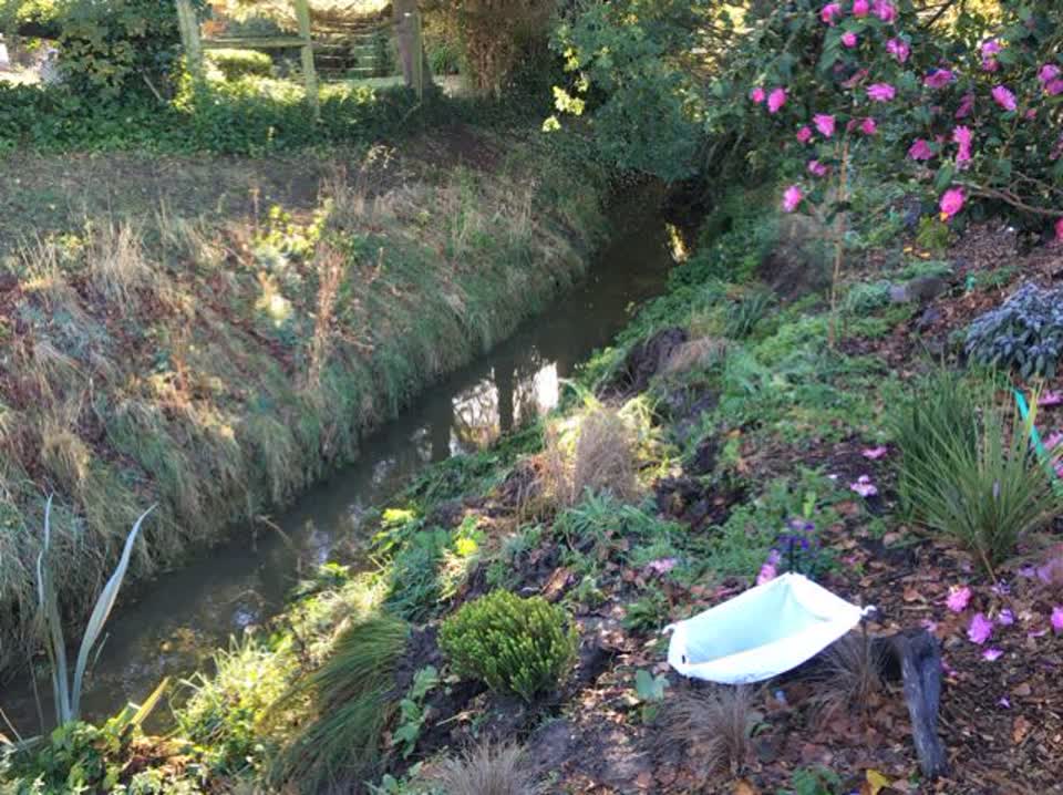 The photograph attached to this wastewater/stormwater report