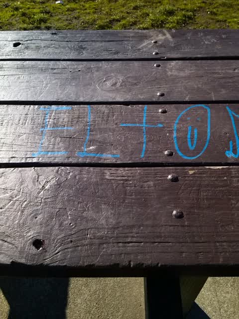 Graffiti, a report photo