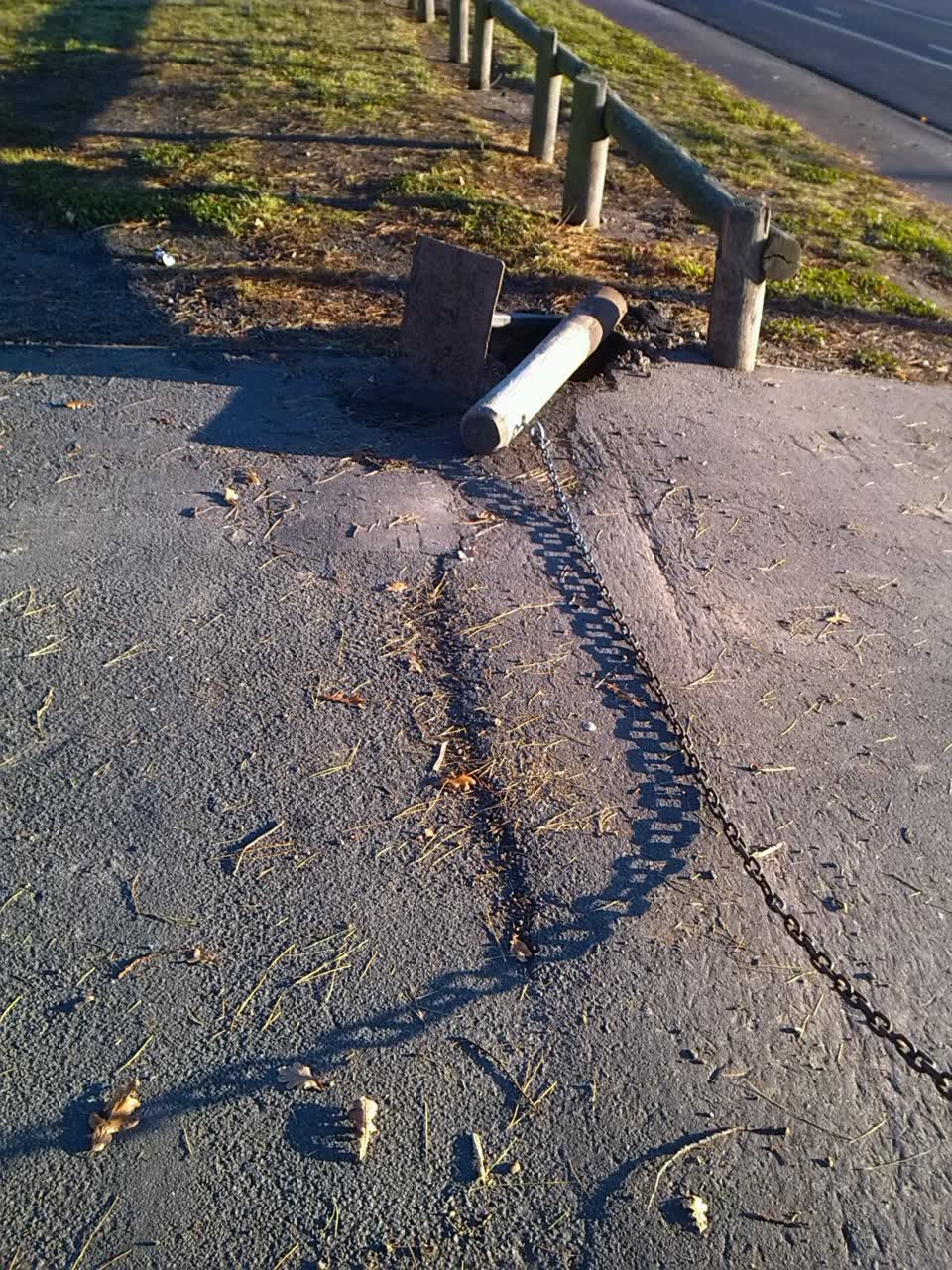 The photograph attached to this parks report