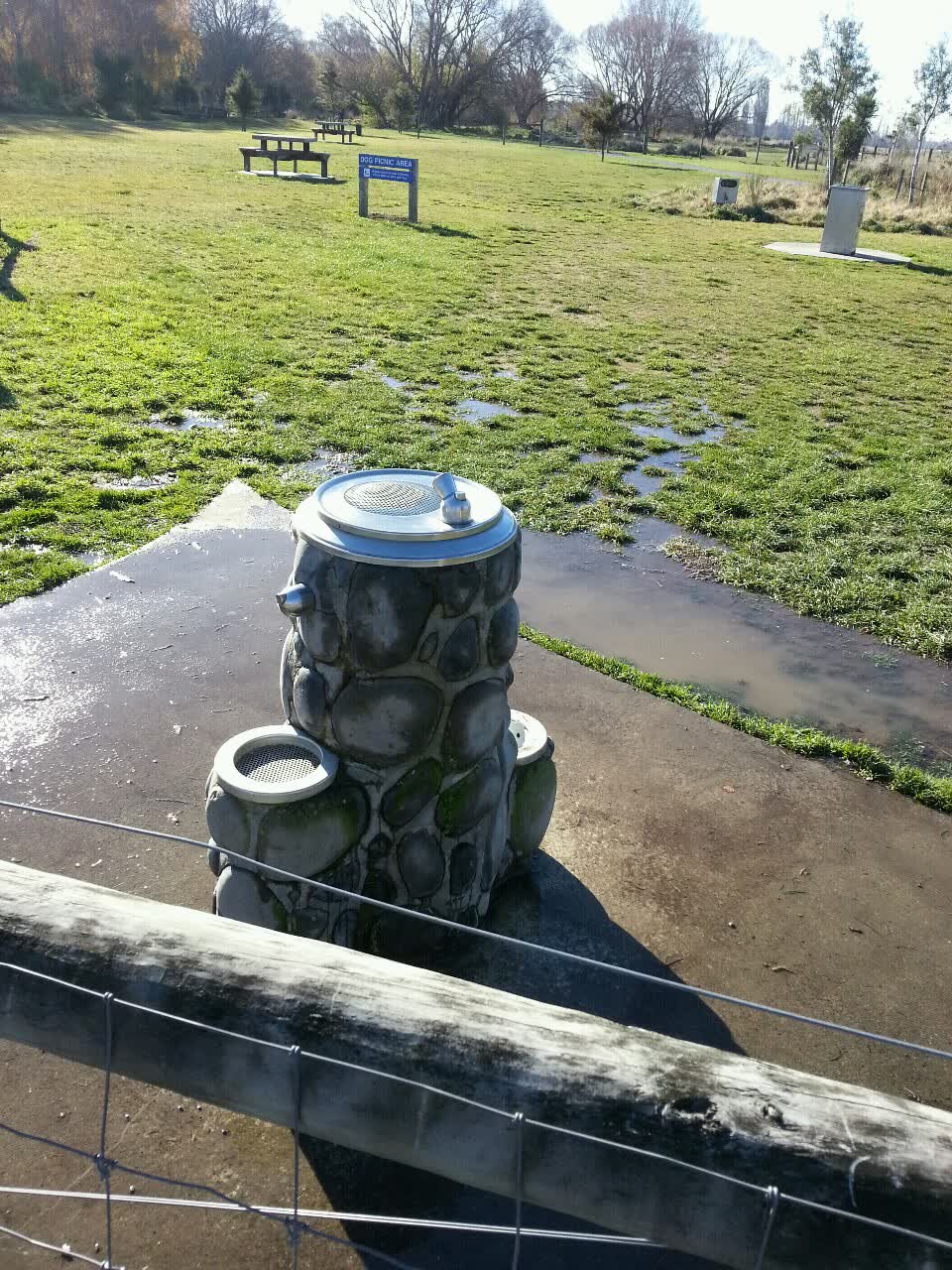 The photograph attached to this parks report