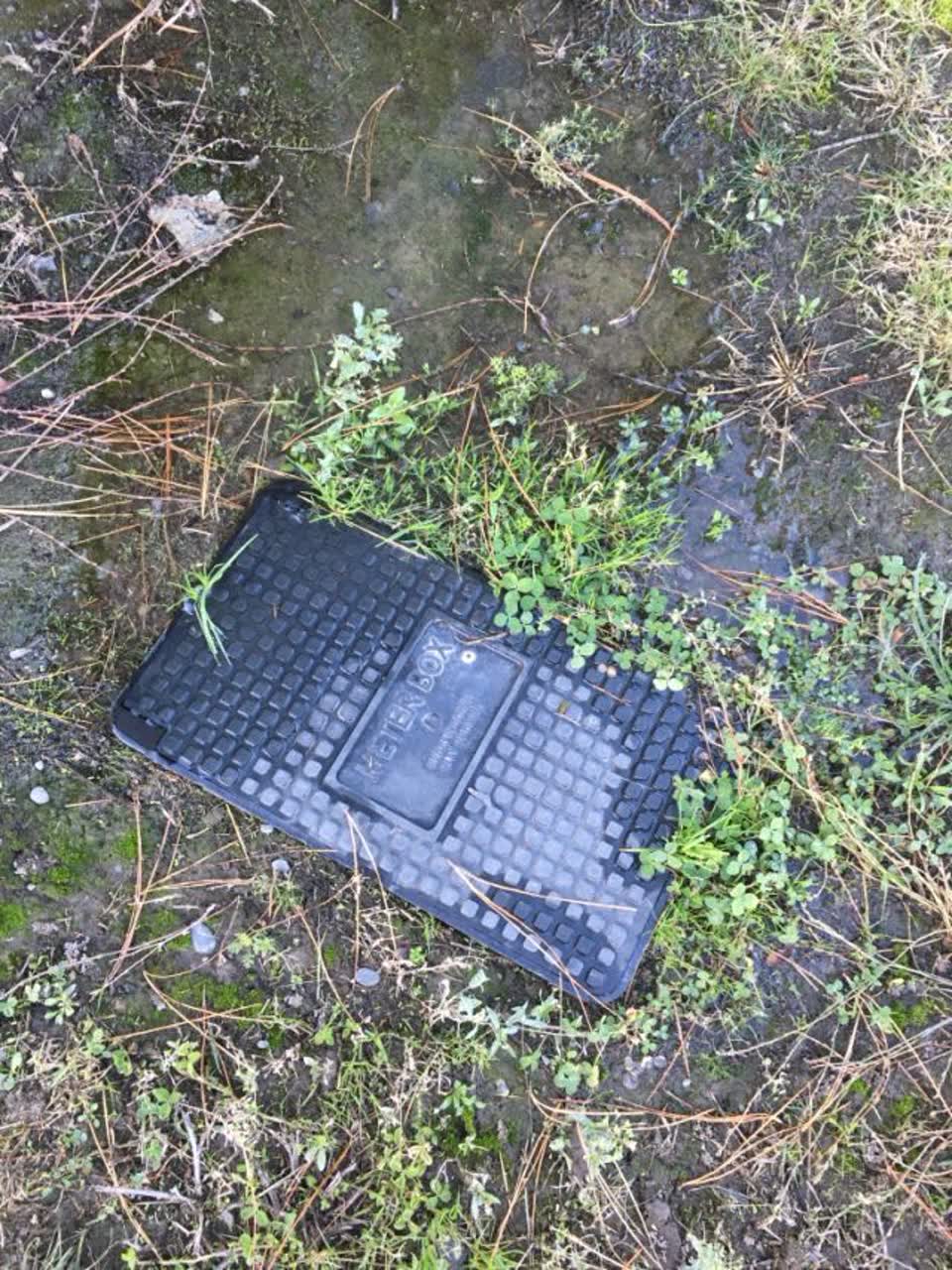 The photograph attached to this water supply report