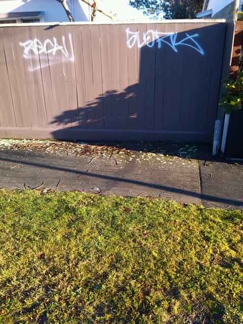 Graffiti, a report photo