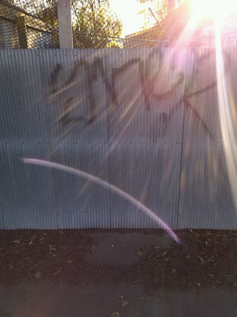 Graffiti, a report photo