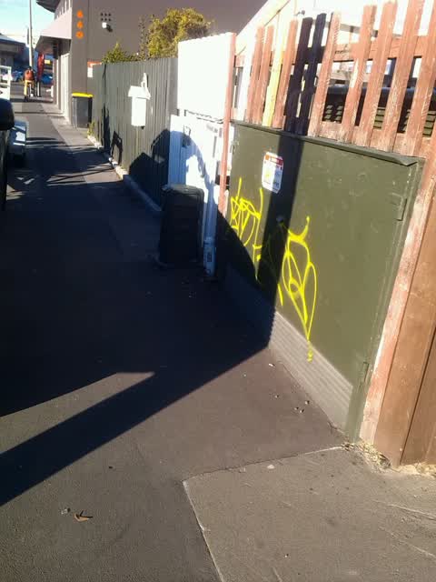 Graffiti, a report photo