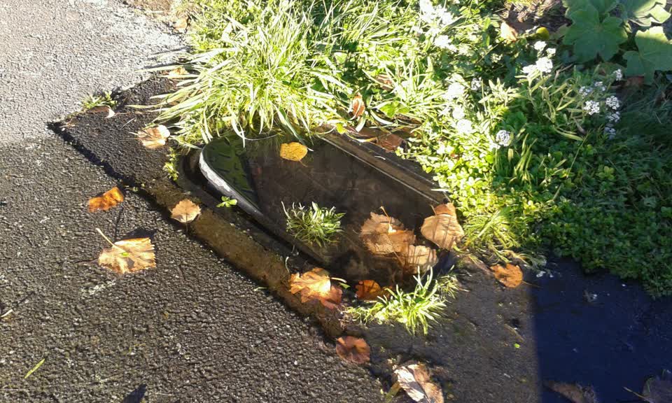 The photograph attached to this water supply report