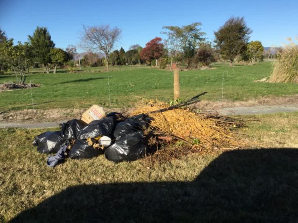 The photograph attached to this rubbish/recycling report