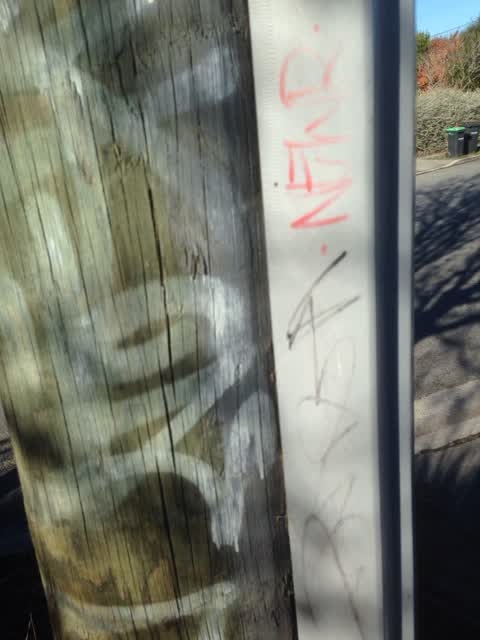 Graffiti, a report photo