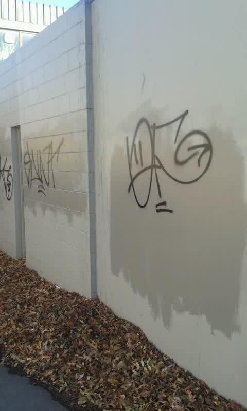 Graffiti, a report photo
