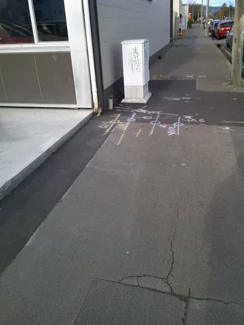 Graffiti, a report photo