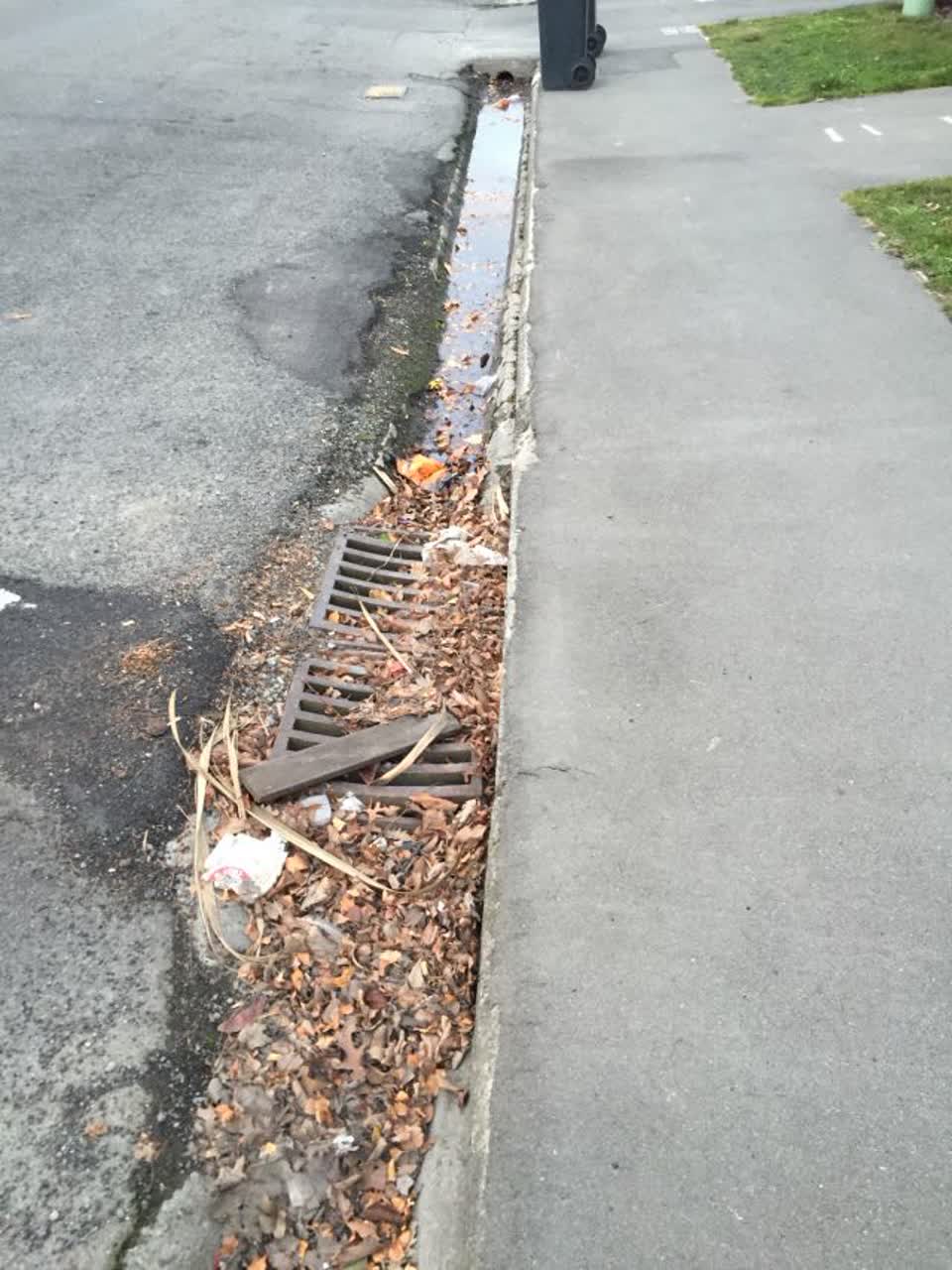 The photograph attached to this wastewater/stormwater report