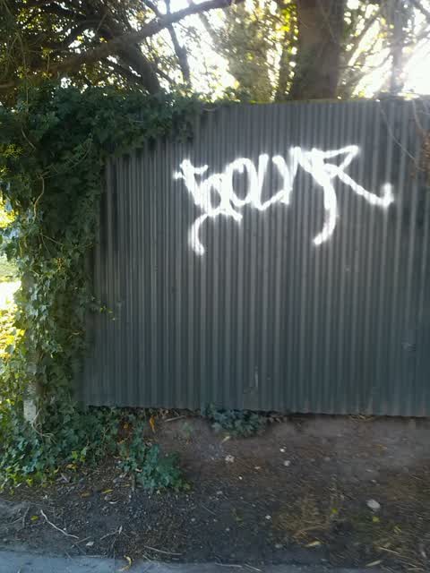 Graffiti, a report photo