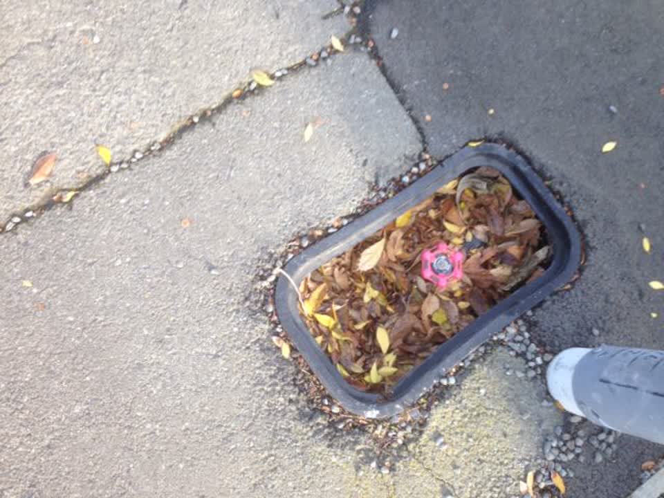 The photograph attached to this wastewater/stormwater report