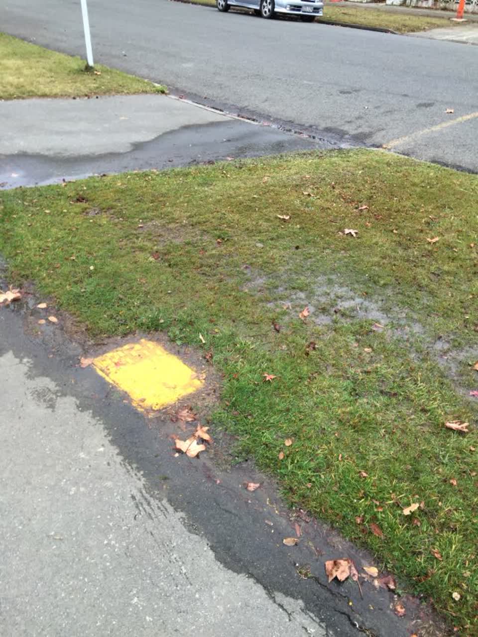 The photograph attached to this water supply report