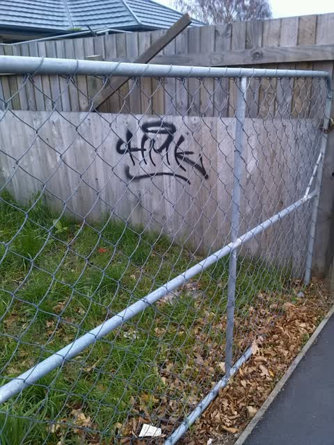 Graffiti, a report photo
