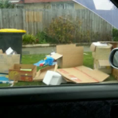 Rubbish/Recycling, a report photo