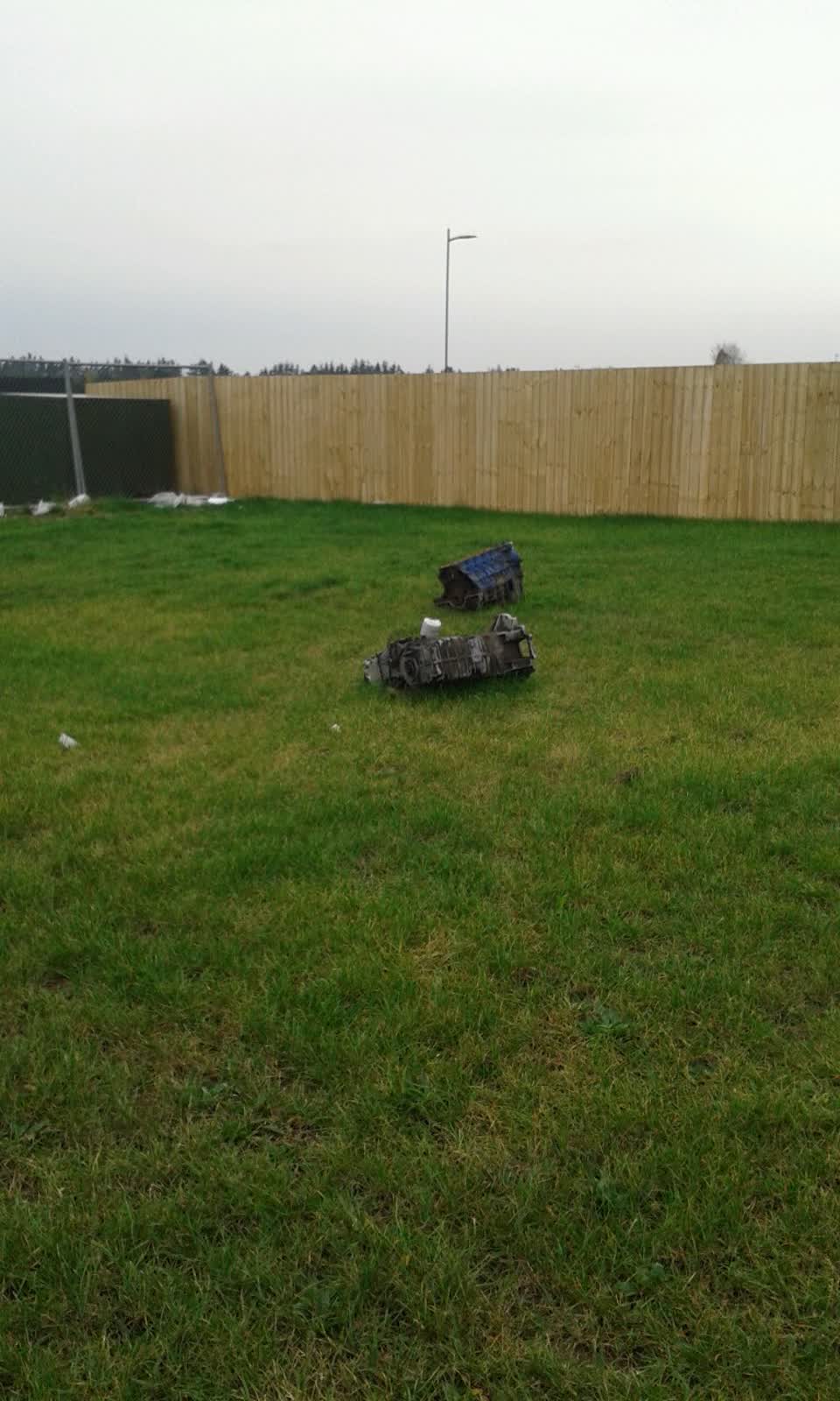 The photograph attached to this rubbish/recycling report
