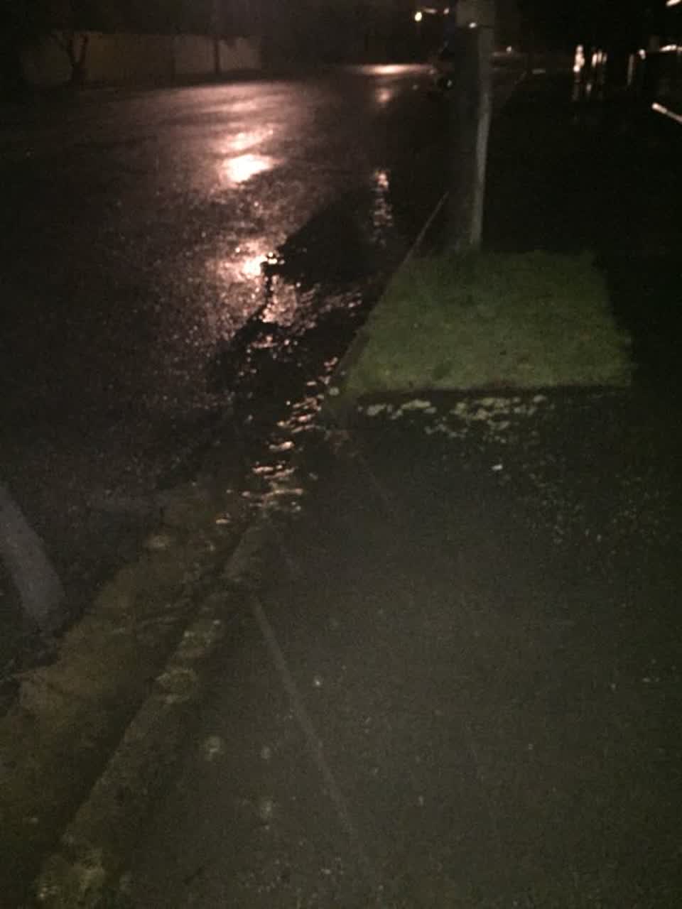 The photograph attached to this wastewater/stormwater report