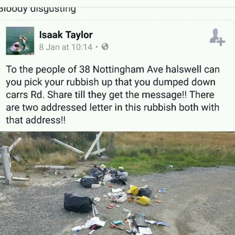 Rubbish/Recycling, a report photo