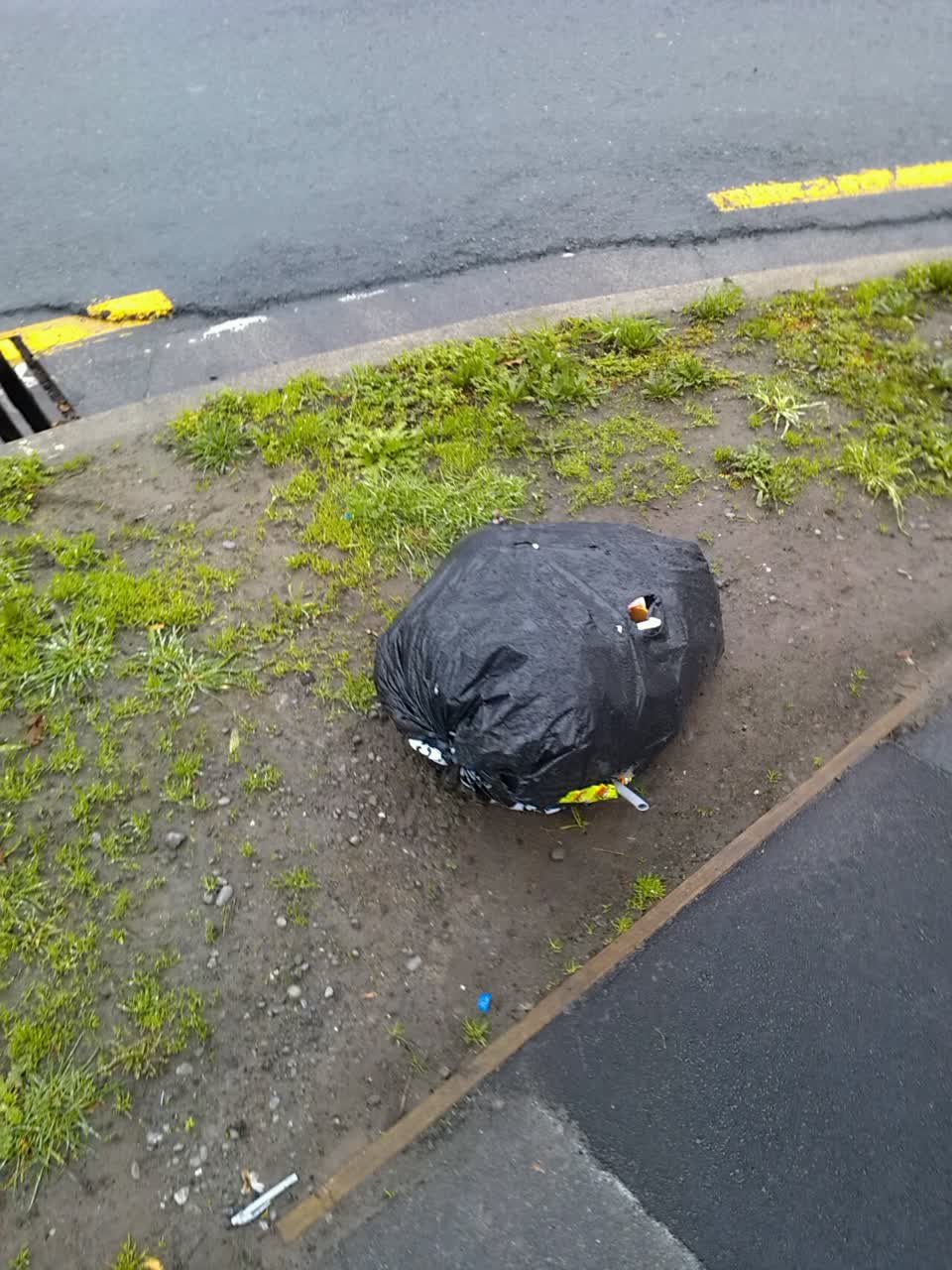 The photograph attached to this rubbish/recycling report