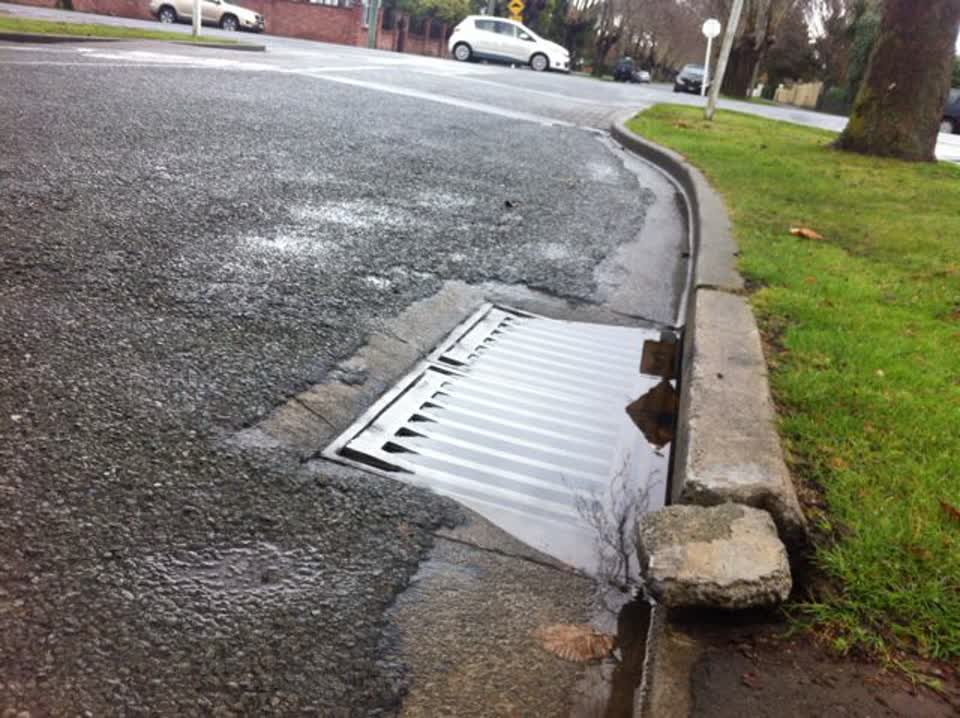 The photograph attached to this wastewater/stormwater report
