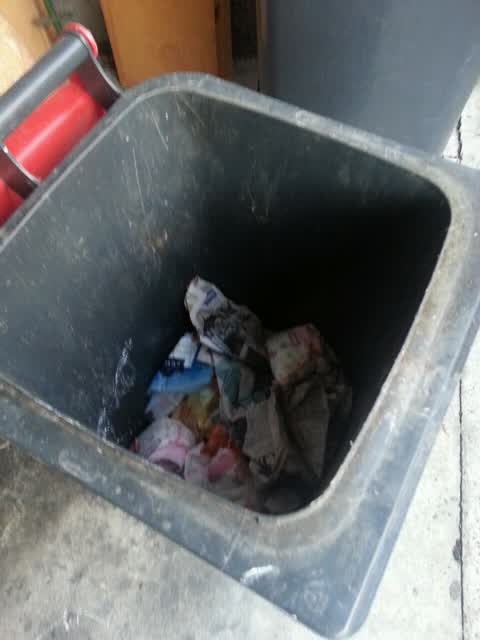 Rubbish/Recycling, a report photo