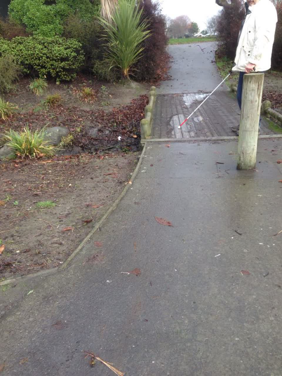 The photograph attached to this parks report