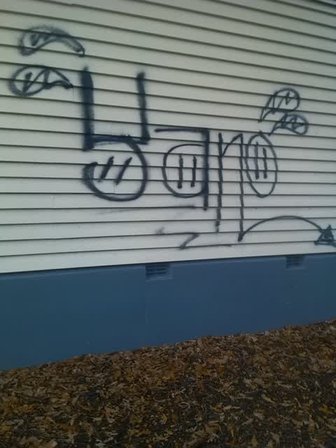Graffiti, a report photo