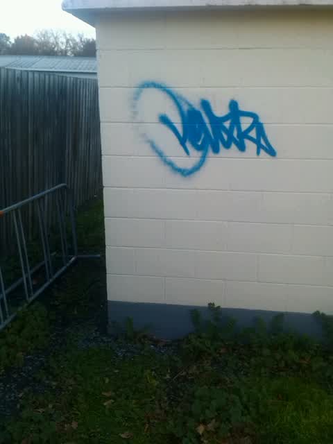 Graffiti, a report photo