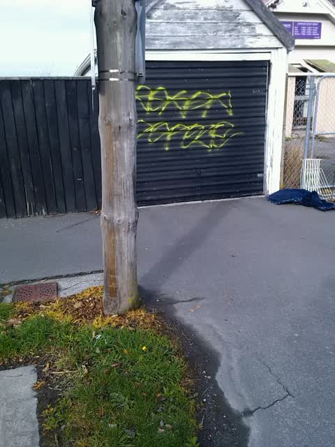 Graffiti, a report photo