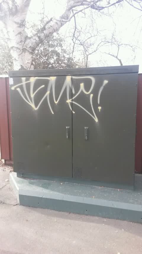 Graffiti, a report photo