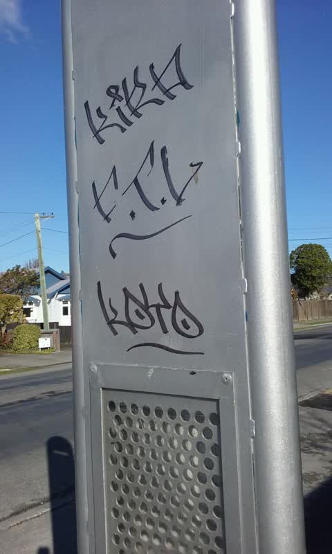 Graffiti, a report photo