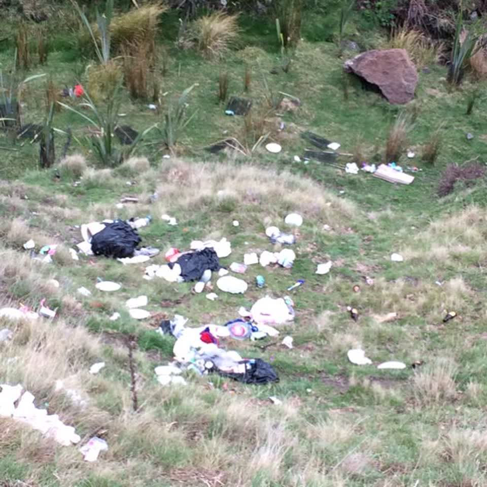The photograph attached to this rubbish/recycling report