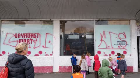 Graffiti, a report photo