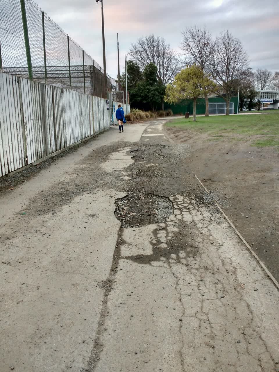 The photograph attached to this parks report