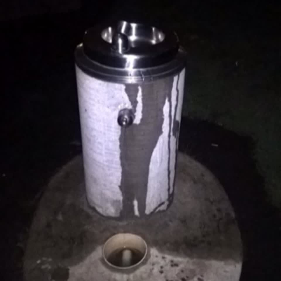 The photograph attached to this water supply report
