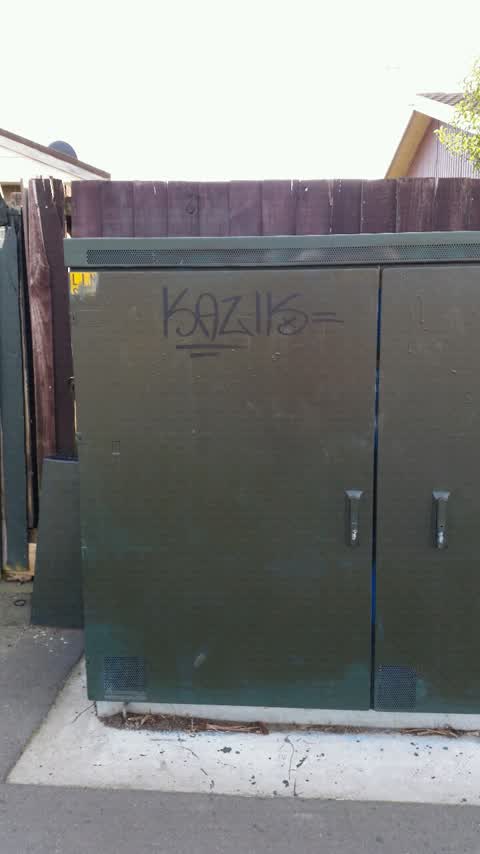Graffiti, a report photo