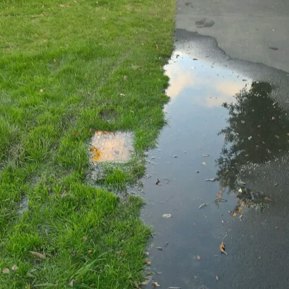 The photograph attached to this wastewater/stormwater report